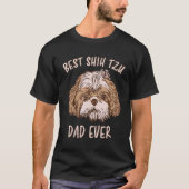 T-shirt Meilleur Chih Tzu Papa Jamais Chih Chih Chih Tzu C (Devant)