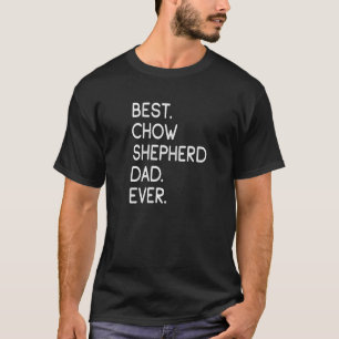 T-shirt Meilleur Chow Berger papa jamais