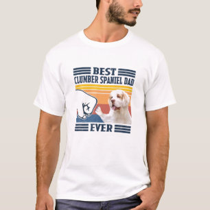 T-shirt Meilleur Clumber Espagnol Papa Jamais Drôle Amateu
