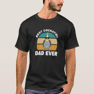 T-shirt Meilleur Cockatiel Papa Jamais Animal Bird Parrot