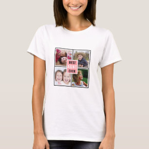 T-shirt Meilleur Collage photo de tante Ever 4