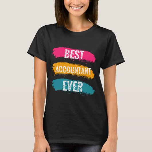 T-shirt Meilleur comptable (Devant)