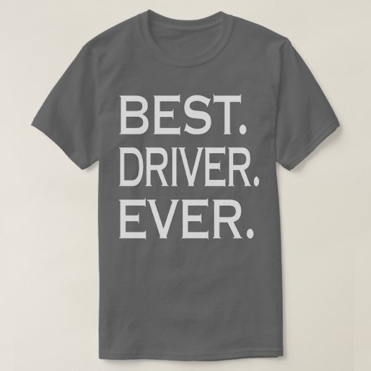 T-shirt Meilleur conducteur (Design devant)