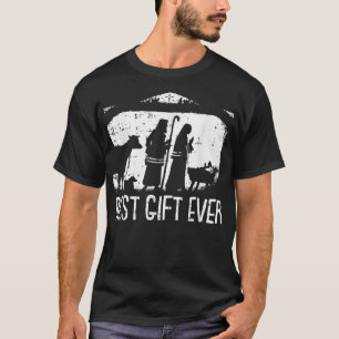 T-shirt Meilleur Cool de Noël Jésus scène de la Nativité C