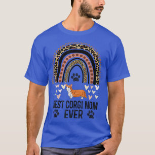 T-shirt Meilleur Corgi Maman Eut Rainbow Pour Corgi Lover