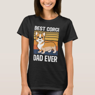 T-shirt Meilleur Corgi papa Jamais Daddy Chien Propriétair