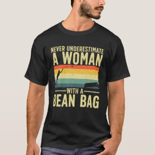 T-shirt Meilleur Cornhole Pour Femmes Filles Corn Hole Tea