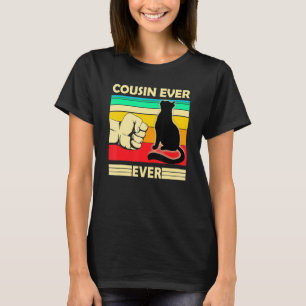 T-shirt Meilleur Cousin de Chat Vintage pour Homme Bump Fi