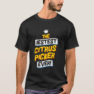 T-shirt Meilleur cueilleur de citrons, drôle de métier