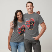 T-shirt Meilleur Dachshund Maman mignonne Fil Haired Chien (Unisexe)