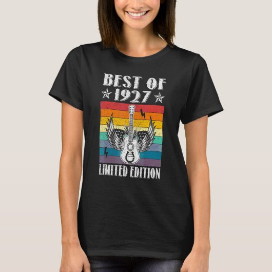 T-shirt Meilleur De 1927 95E Anniversaire 95 Ans (Devant)