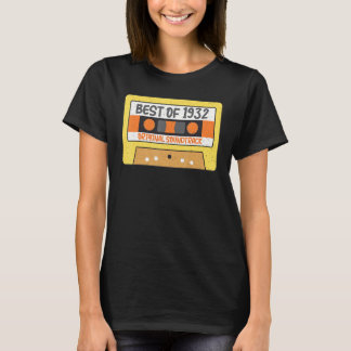 T-shirt Meilleur De 1932 Lecteur De Bande Cassette Vintage