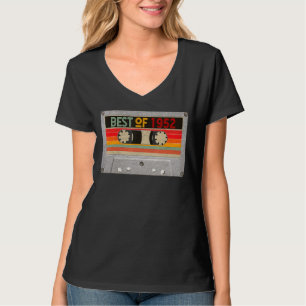 T-shirt Meilleur De 1952 Bande de cassette Mixtape 70e Ann
