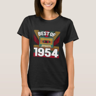 T-shirt Meilleur De 1954 Bande De Cassette Vintage Rétro M