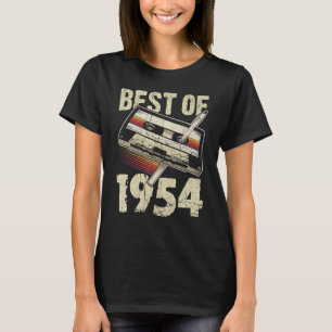 T-shirt Meilleur de 1954 cassette audio 70e anniversaire 7