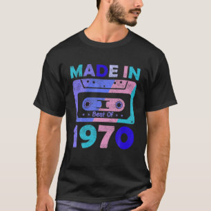 T-shirt Meilleur De 1970 Mixtape Vintage De Plus De 50 50