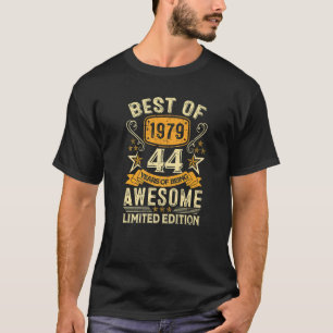T-shirt Meilleur De 1979 44 Ans 44E Anniversaire Homme