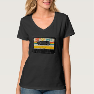 T-shirt Meilleur De 1988 35e Anniversaire Bande De Cassett