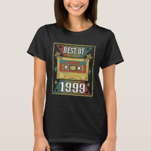 T-shirt Meilleur De 1999 Bande De Cassette Vintage Rétro C