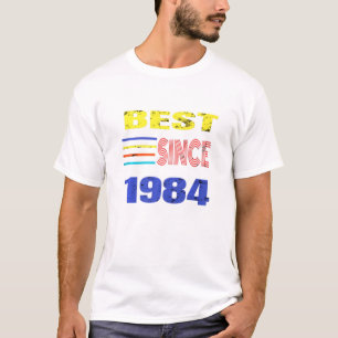 T-shirt Meilleur Depuis 1984 C'Est Mon Anniversaire Beau D