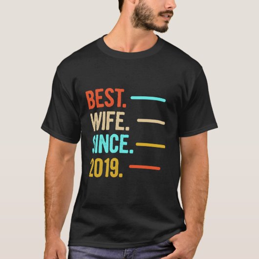 T-shirt Meilleur depuis 2019 (Devant)
