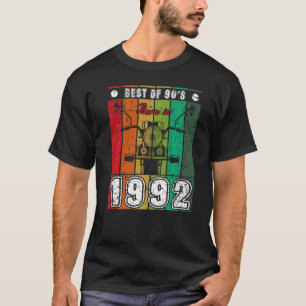T-shirt Meilleur Des Années 90 Né En 1992 Moto Classique N