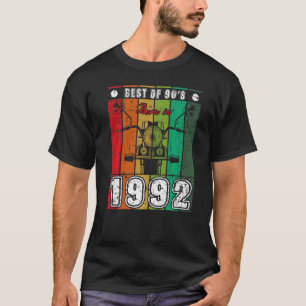 T-shirt Meilleur Des Années 90 Né En 1992 Moto Classique N