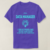 T-SHIRT MEILLEUR DESIGN DE DATA MANAGER 2017 (Design devant)