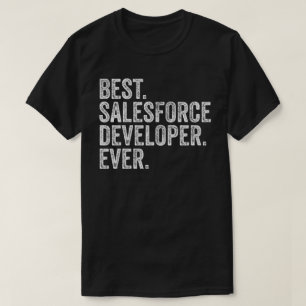 T-shirt Meilleur développeur Salesforce de tous les temps