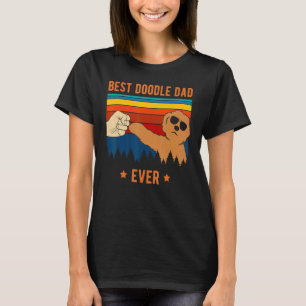 T-shirt Meilleur Doodle Papa Jamais Chien Goldendoodle Lab