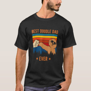 T-shirt Meilleur Doodle Papa Jamais Chien Goldendoodle Lab