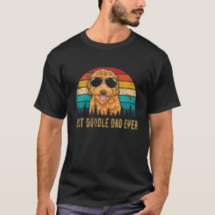 T-shirt Meilleur Doodle Papa Jamais Vintage Goldendoodle C