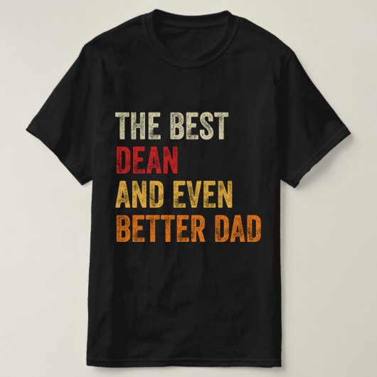 T-shirt Meilleur Doyen Et Meilleur Papa (Design devant)