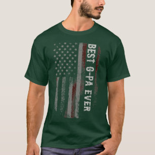 T-shirt Meilleur Drapeau Américain jamais G-pa Drôle Amusa