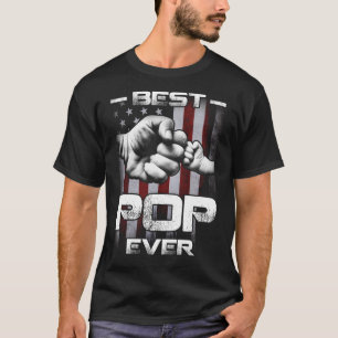 T-shirt Meilleur drapeau POP jamais rebondi US