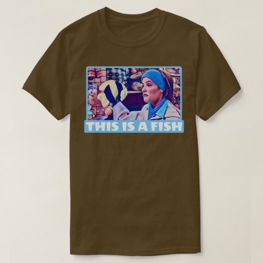 T-shirt Meilleur en spectacle C'est un poisson (Design devant)