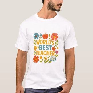 T-shirt Meilleur enseignant du monde
