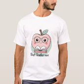 T-shirt Meilleur Enseignant jamais Apple Design (Devant)