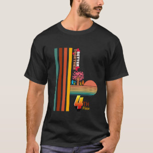 T-shirt Meilleur Ensemble Rétro Coucher de Soleil Inspiran
