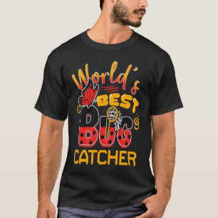 T-shirt Meilleur entomologiste attrapeur de insectes pour