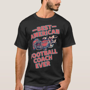 T-shirt Meilleur entraîneur américain de football jeu Spor