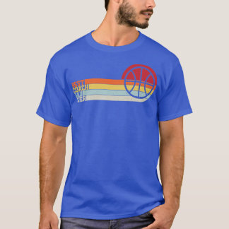 T-shirt Meilleur entraîneur de basket-ball Papa Jamais