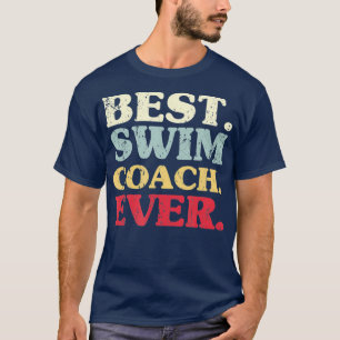 T-shirt Meilleur Entraîneur de natation Enseignant nageur