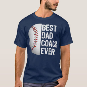 T-shirt Meilleur entraîneur de papa jamais drôle Basebal