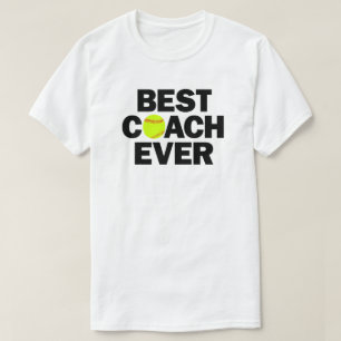 T-shirt Meilleur entraîneur de softball Fastpitch pour hom