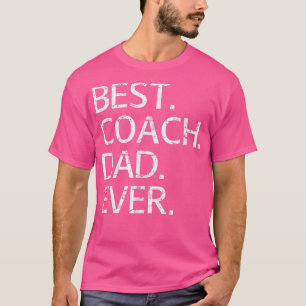 T-shirt Meilleur Entraîneur Papa Chemise Sport Fête des pè
