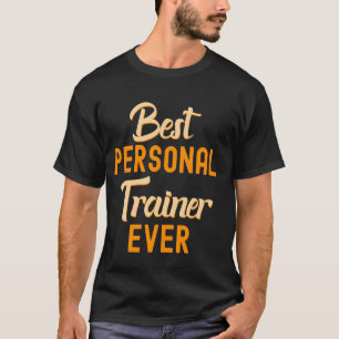 T-shirt Meilleur Entraîneur Personnel Enseignant De Fitnes