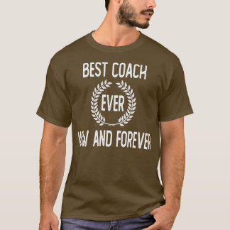 T-shirt Meilleur entraîneur pour toujours
