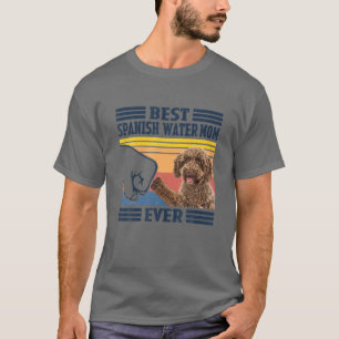 T-shirt Meilleur Espagnol Water Dog Maman Ever Fête des Mè