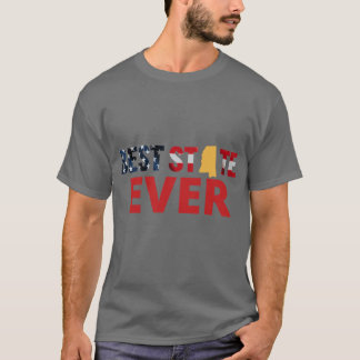 T-shirt Meilleur état jamais Mississippi surdimensionné
